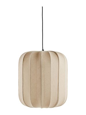 Suspension CALYPSO en toile de jute – crème, D45xH51cm