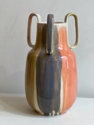 Vase moyen Riou - grès, multicolore